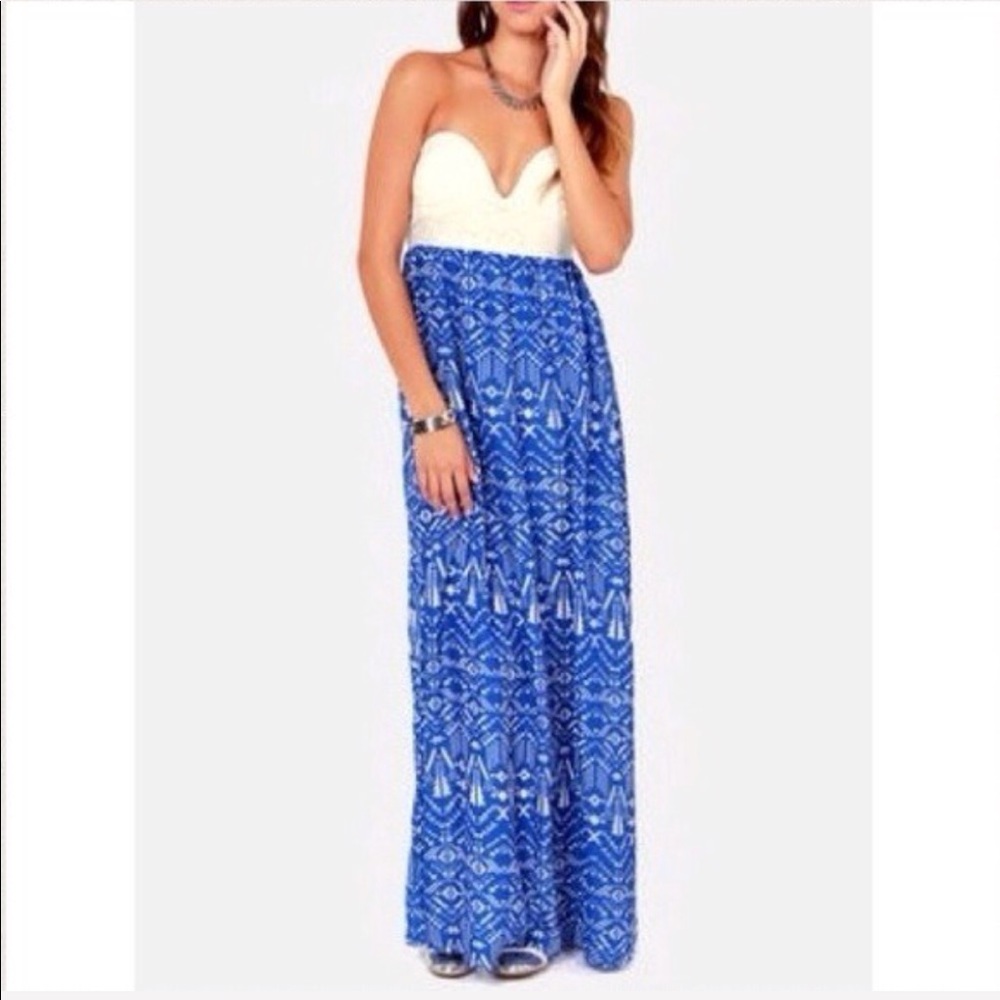 Aztec Lace Bustier